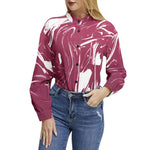 Women's Abstract Swirl Print Shirt – Bold & Artistic