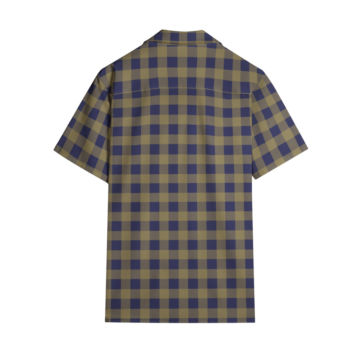 Men’s Short Sleeve Checkered Casual Shirt