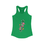 Women's "Summer" Floral Racerback Tank Top – Stylish & Lightweight