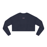 Women's "Just A Girl Who Loves Flowers" Cropped Sweatshirt