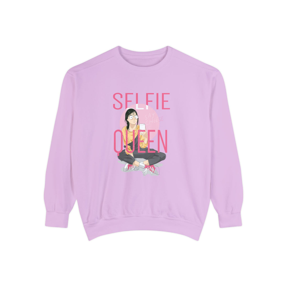 Women's "Selfie Queen" Graphic Sweatshirt