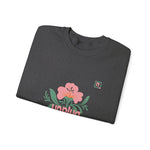 Women's "Unplug Unplug" Floral Sweatshirt