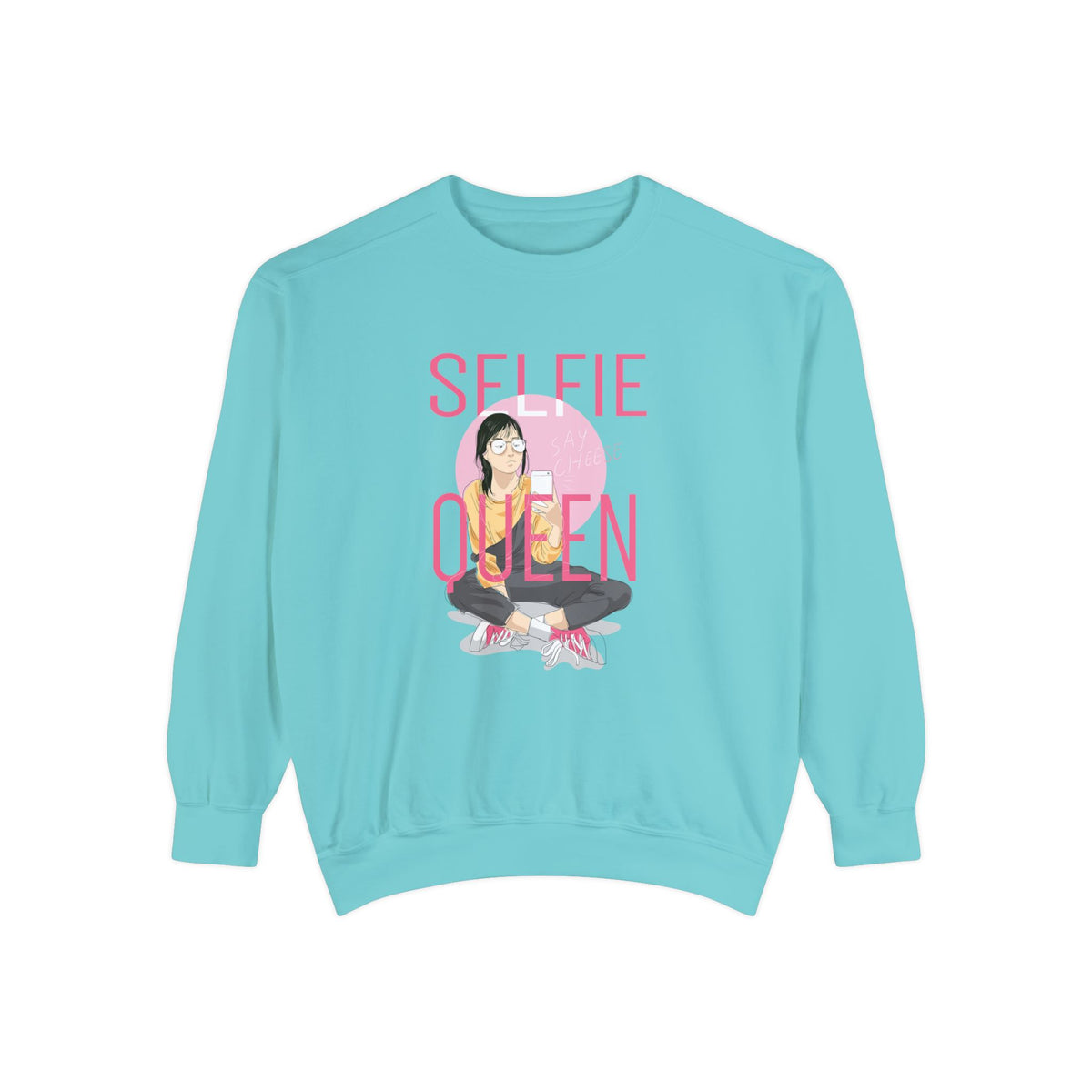 Women's "Selfie Queen" Graphic Sweatshirt