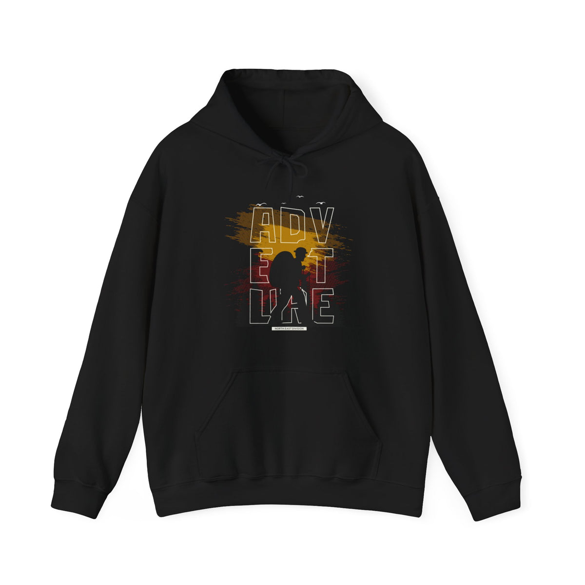 Men's Full Sleeve Adventure Graphic Printed Hoodie