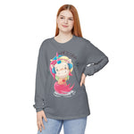 Women's "Unicorn with Headphones" Long Sleeve T-Shirt