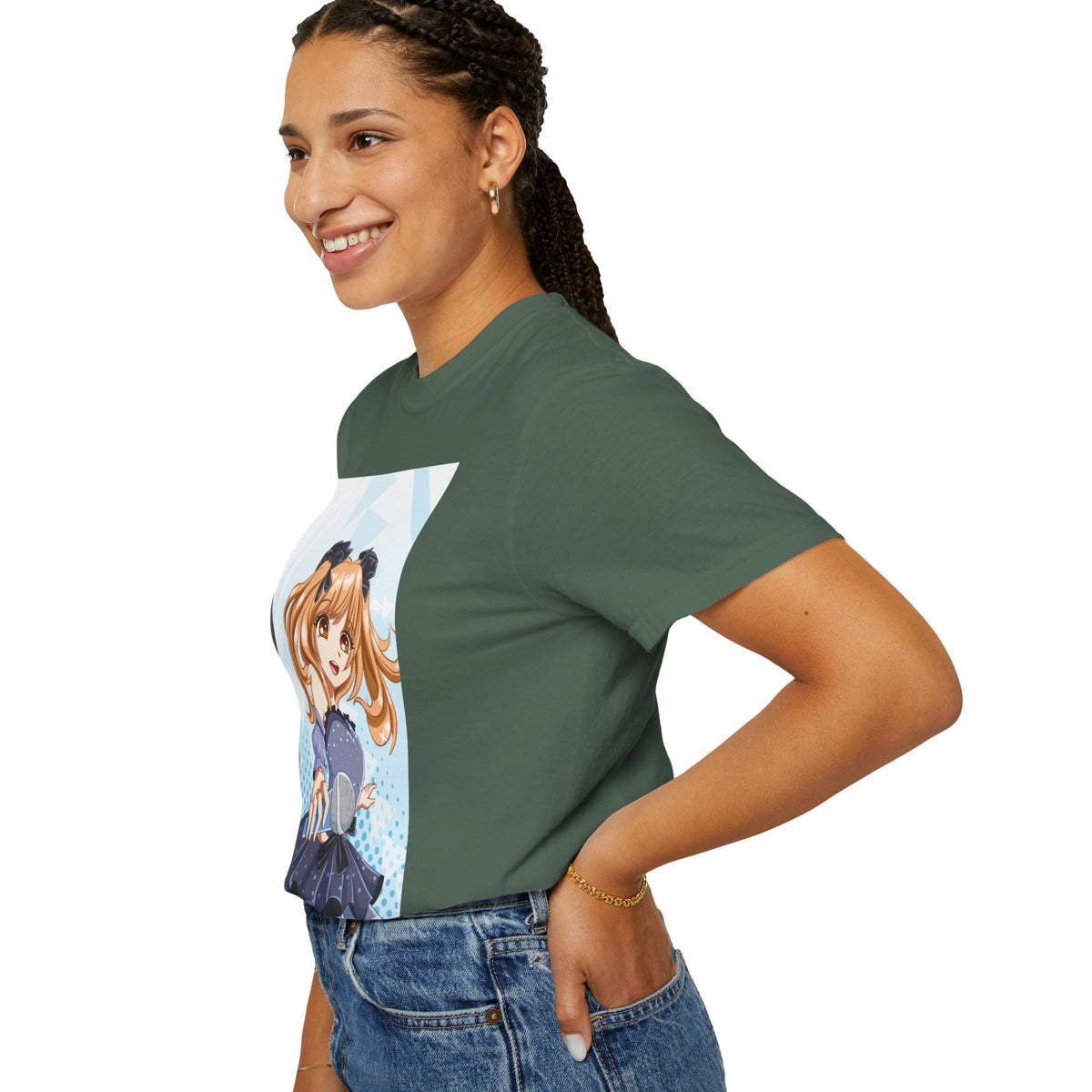 Women’s Anime Girl Graphic T-Shirt – Trendy, Aesthetic & Comfortable