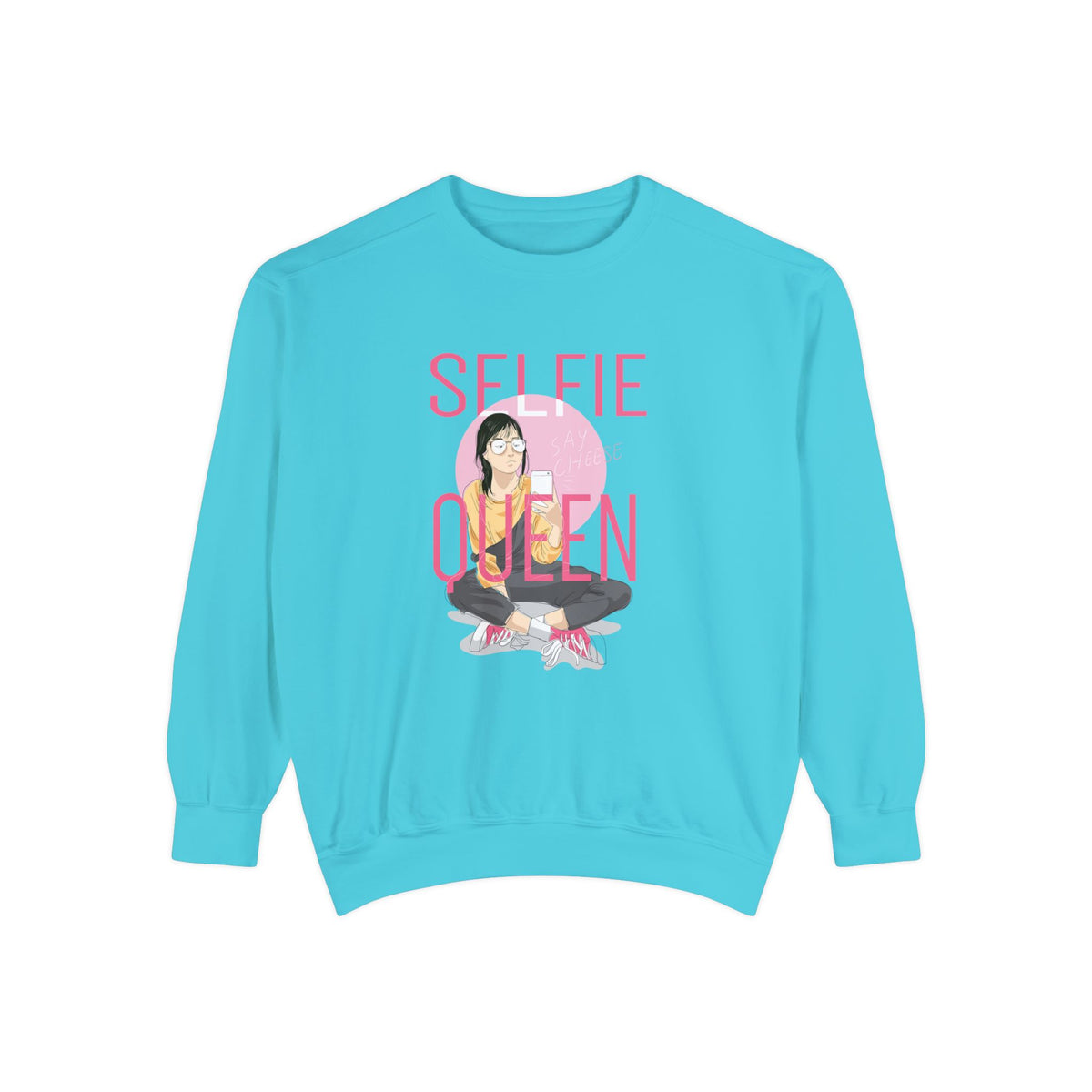 Women's "Selfie Queen" Graphic Sweatshirt