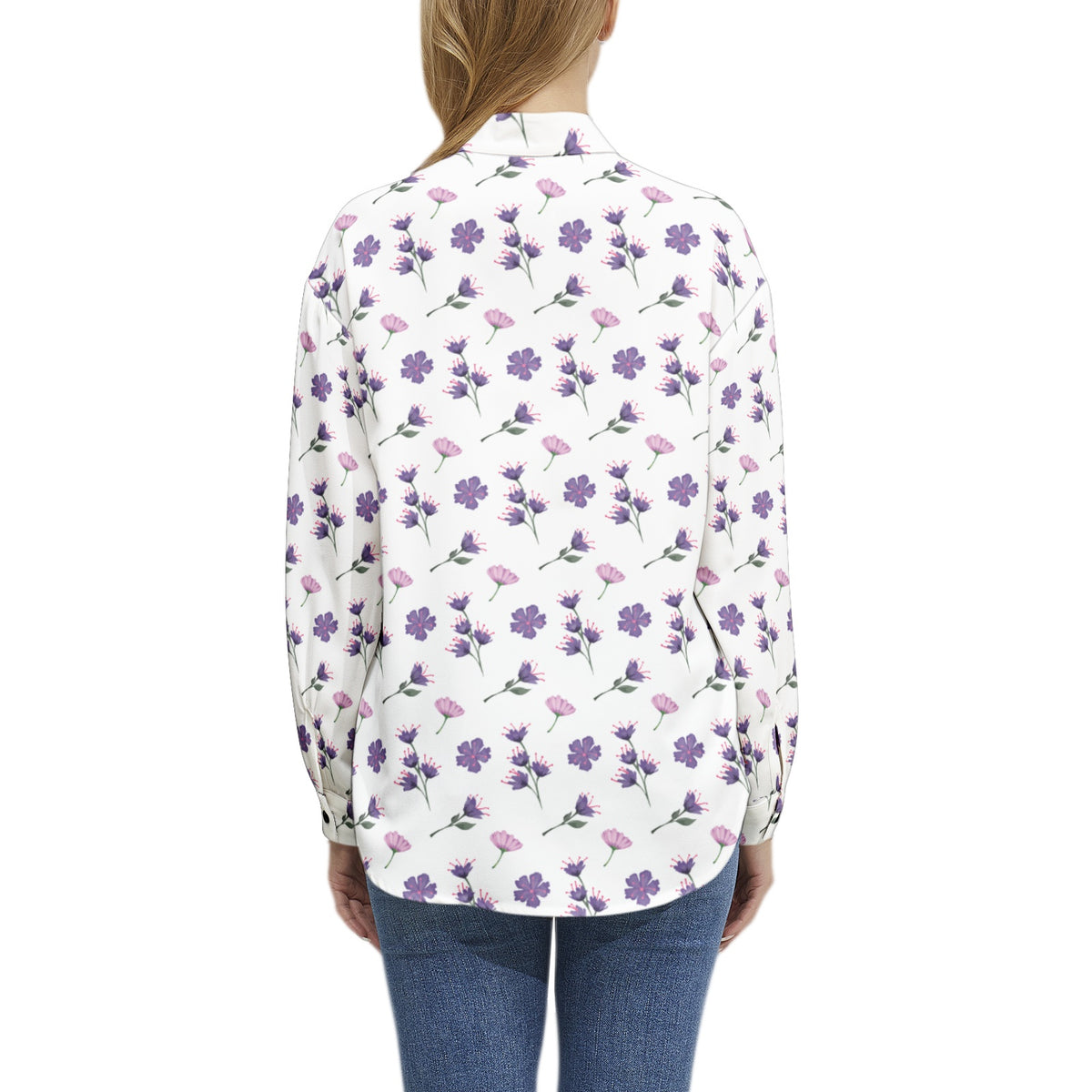 Long Sleeve Button Up Casual Shirt Top