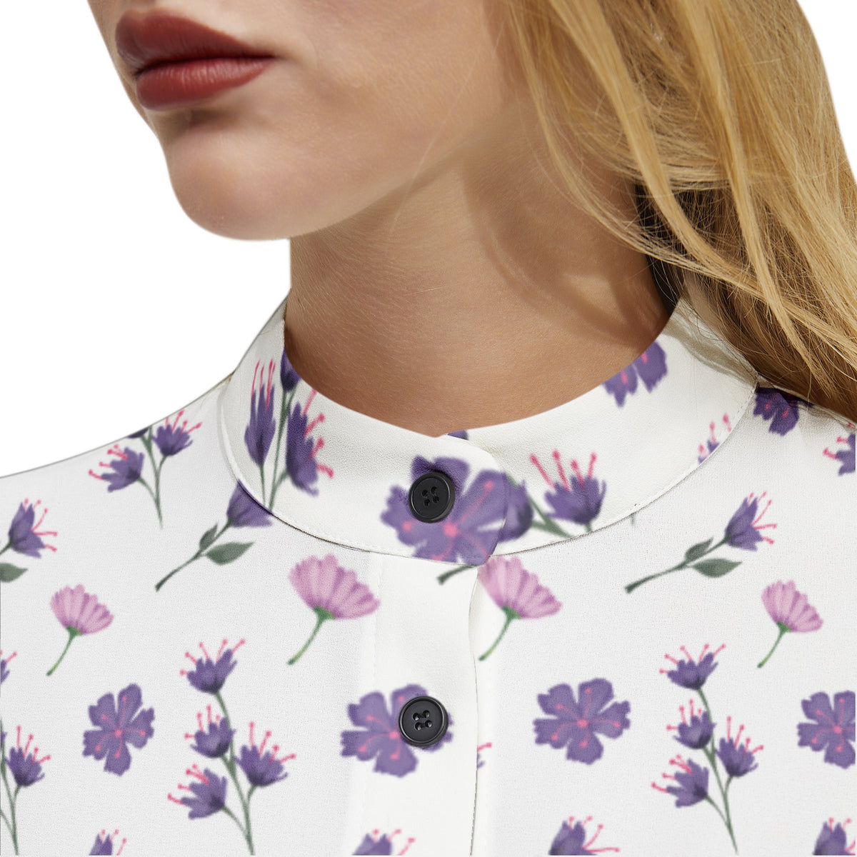 Long Sleeve Button Up Casual Shirt Top