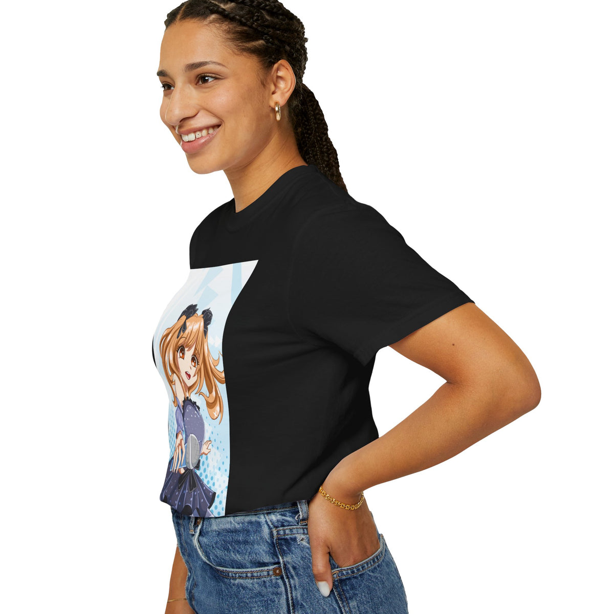Women’s Anime Girl Graphic T-Shirt – Trendy, Aesthetic & Comfortable