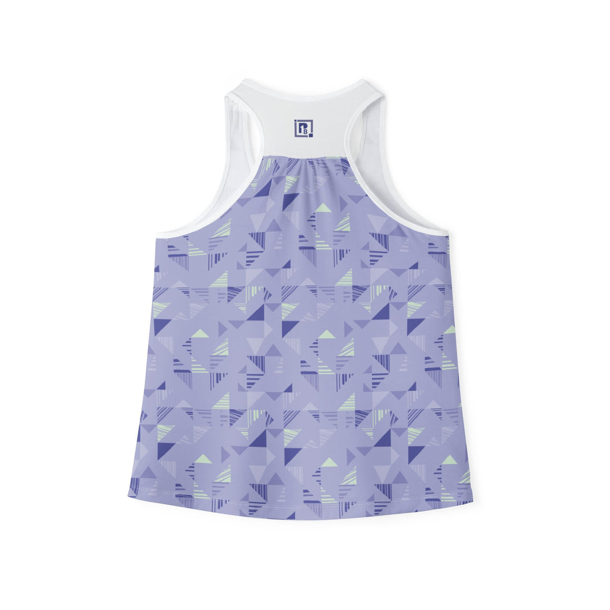 Women's Geometric Print Racerback Tank Top – Soft & Breathable
