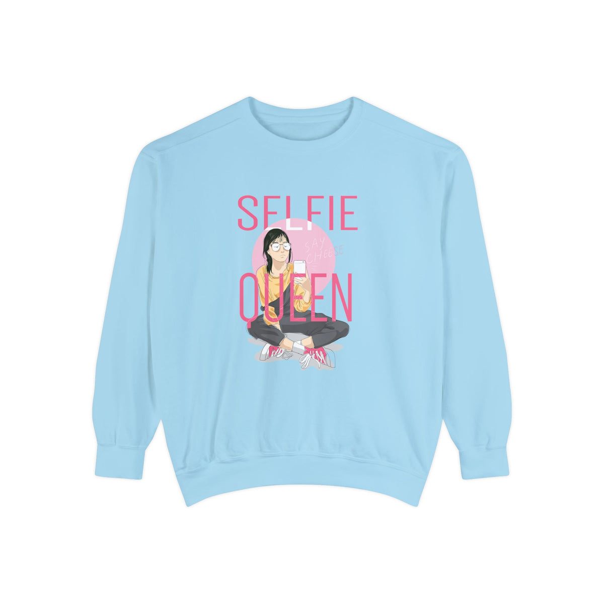 Women's "Selfie Queen" Graphic Sweatshirt