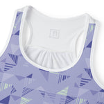 Women's Geometric Print Racerback Tank Top – Soft & Breathable