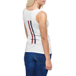 Women's Striped Graphic Tank Top – Casual, Lightweight & Stylish