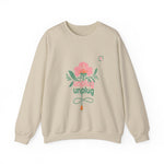 Women's "Unplug Unplug" Floral Sweatshirt