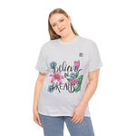 Women’s “Believe in Dreams” Floral Graphic T-Shirt – Inspiring & Stylish