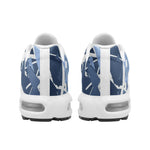 Men’s Blue Geometric Pattern Athletic Sneakers