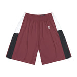 Men’s Maroon & Black Basketball Shorts – Lightweight, Breathable & Sporty