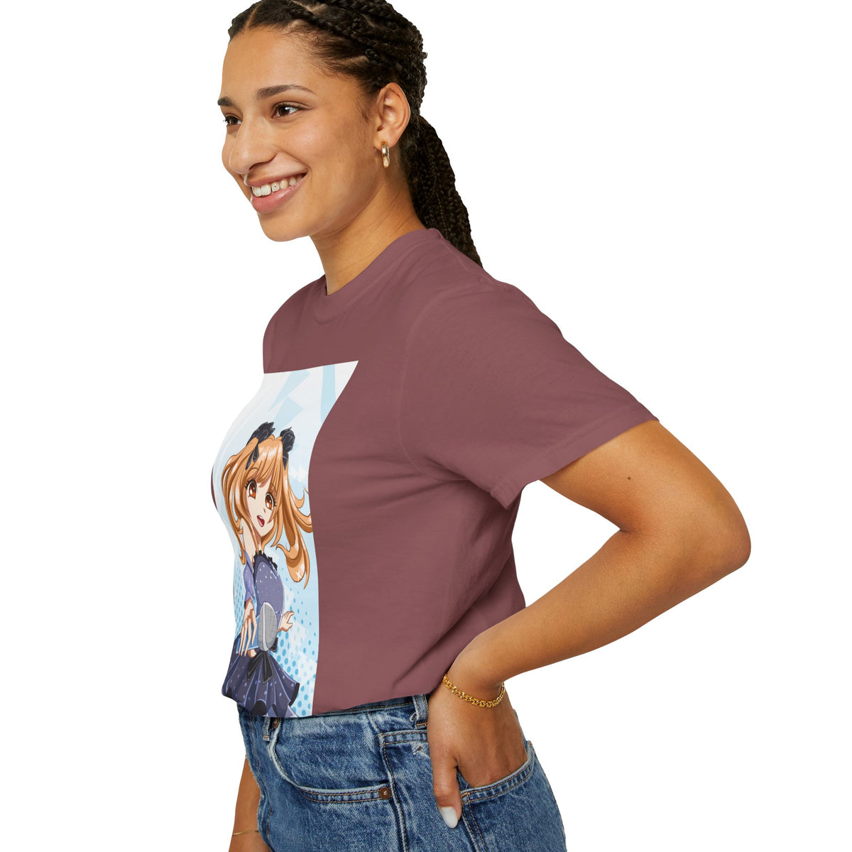 Women’s Anime Girl Graphic T-Shirt – Trendy, Aesthetic & Comfortable