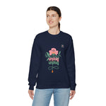 Women's "Unplug Unplug" Floral Sweatshirt