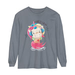 Women's "Unicorn with Headphones" Long Sleeve T-Shirt