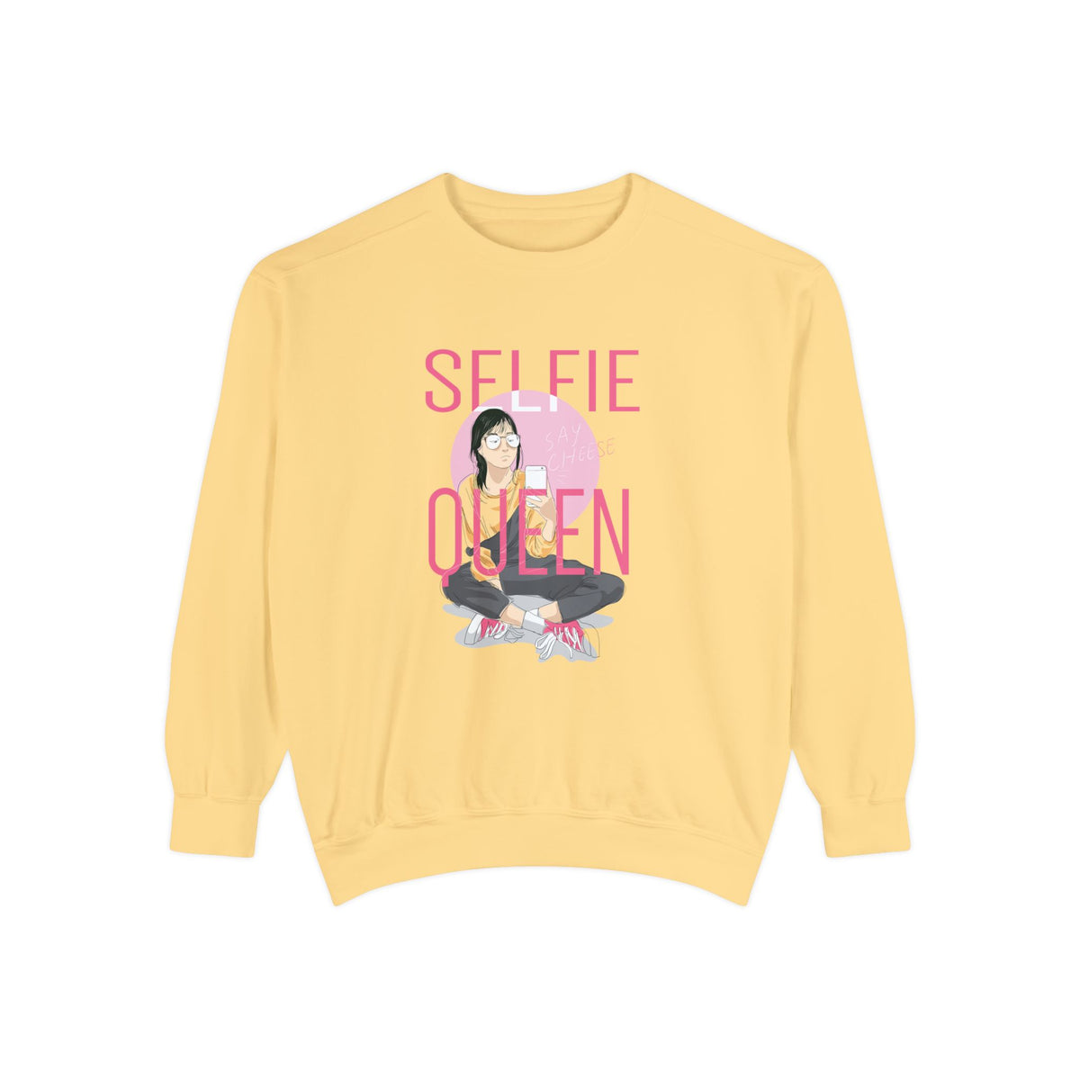 Women's "Selfie Queen" Graphic Sweatshirt