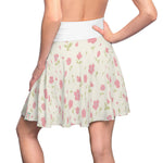 Women’s Cream Floral Skater Skirt