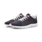 Men’s Black Swirl Pattern Athletic Sneakers