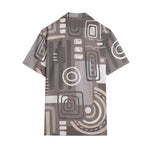 Men's Abstract Print Short Sleeve Shirt