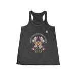 Women's "Great Things Take Time to Grow" Floral Racerback Tank Top – Inspirational & Stylish
