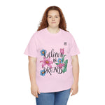 Women’s “Believe in Dreams” Floral Graphic T-Shirt – Inspiring & Stylish