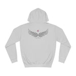 Men's Full Sleeve Bold Eagle Print Hoodie