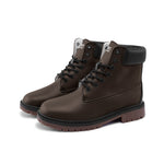 Men's Rugged Brown Leather Boots