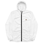 Men’s White ""More Than Cool"" Hooded Windbreaker