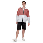 Men’s Two-Tone Hooded Windbreaker