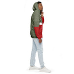 Men’s Two-Tone Hooded Windbreaker