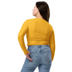 Women's "Don't Be A Girl, Be A Legend" Long-Sleeve Crop Top