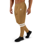 Men’s Brown Striped Joggers