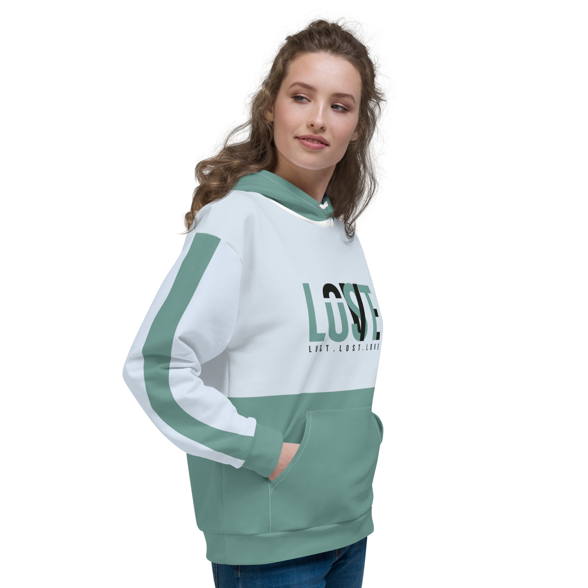 Women’s "Lust. Lost. Love" Colorblock Hoodie
