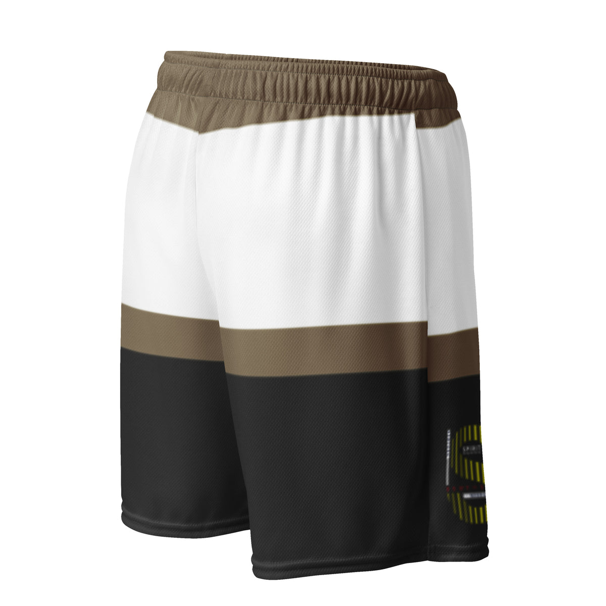Women's Tri-Tone Athletic Shorts