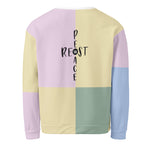 Women's Pastel Color Block Sweatshirt