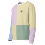 Women's Pastel Color Block Sweatshirt