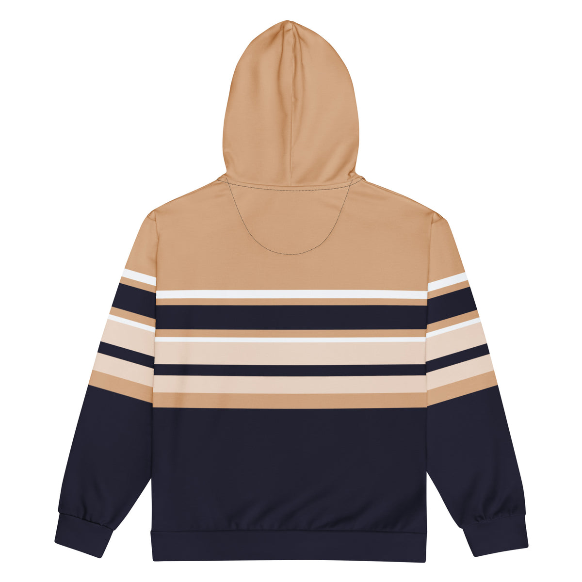 Women’s Striped Zip-Up Hoodie