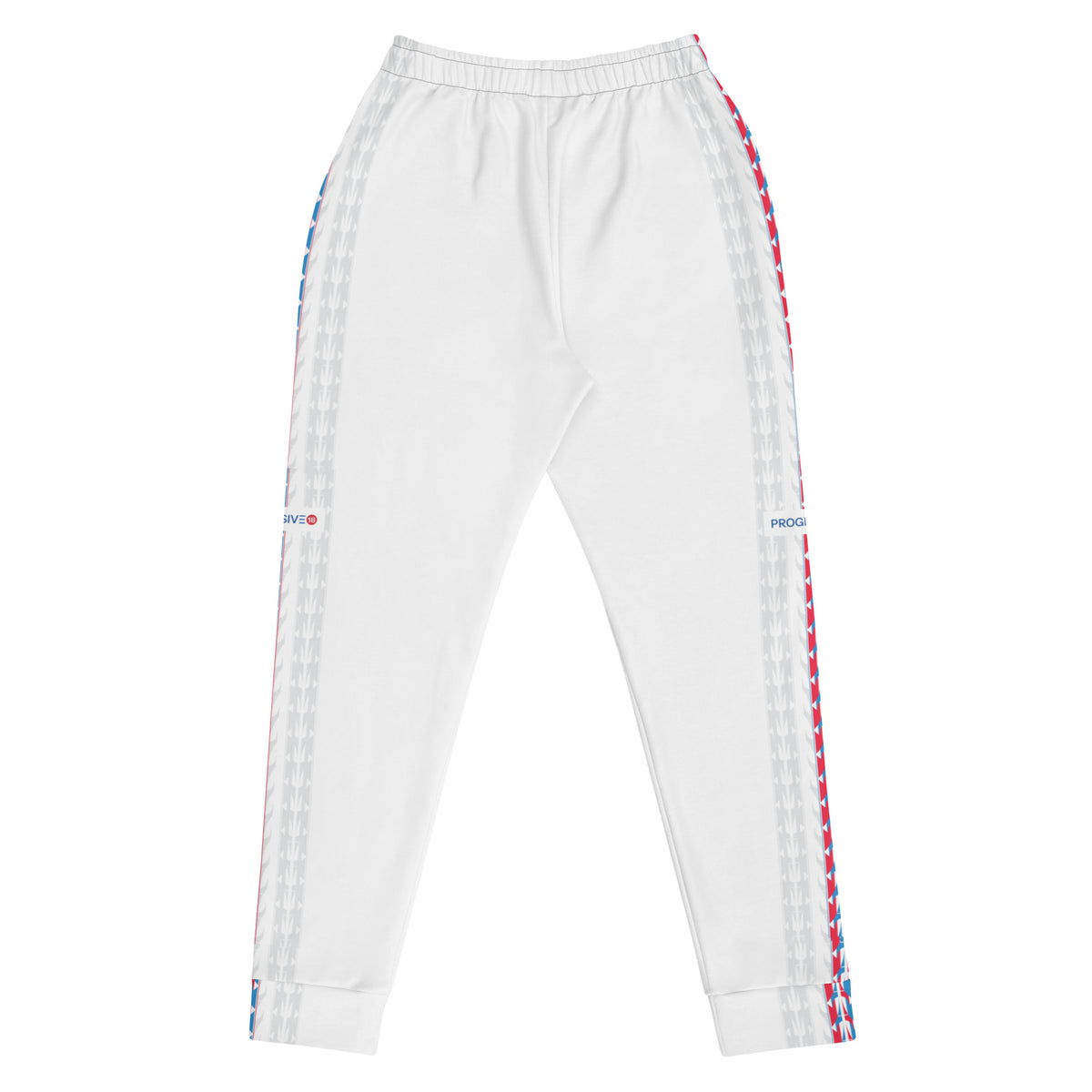 Women’s White Joggers with Side Detail