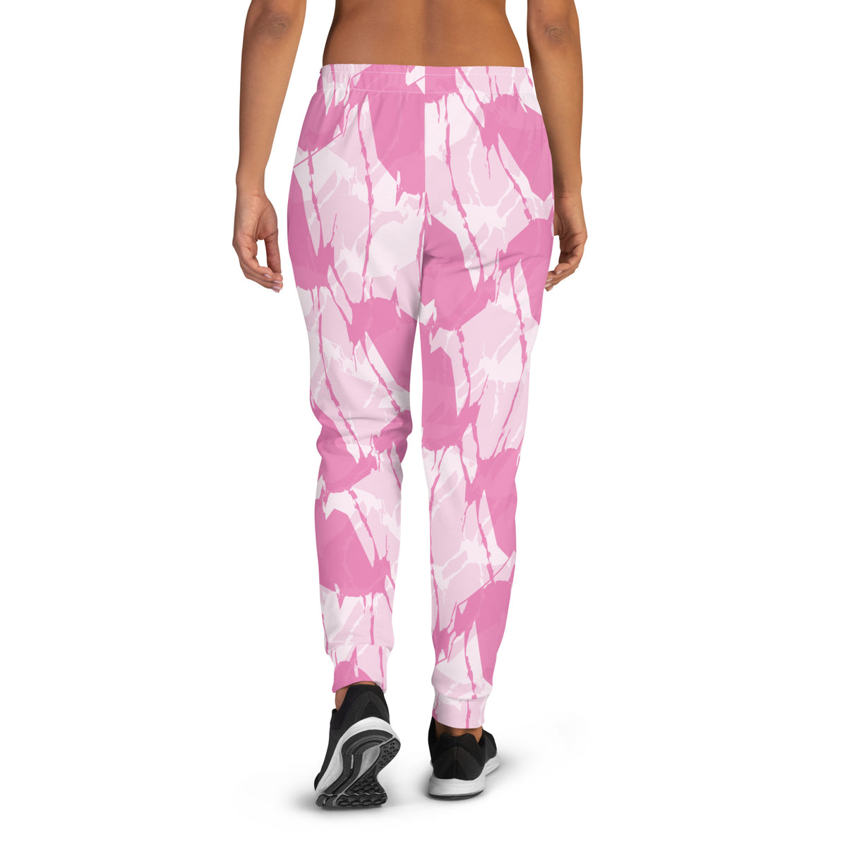 Women’s Pink Splash Print Joggers