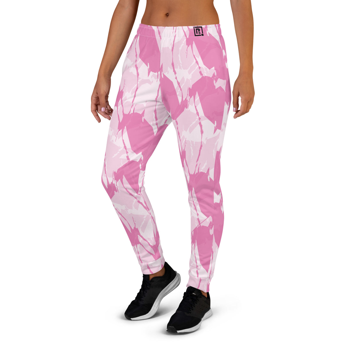 Women’s Pink Splash Print Joggers