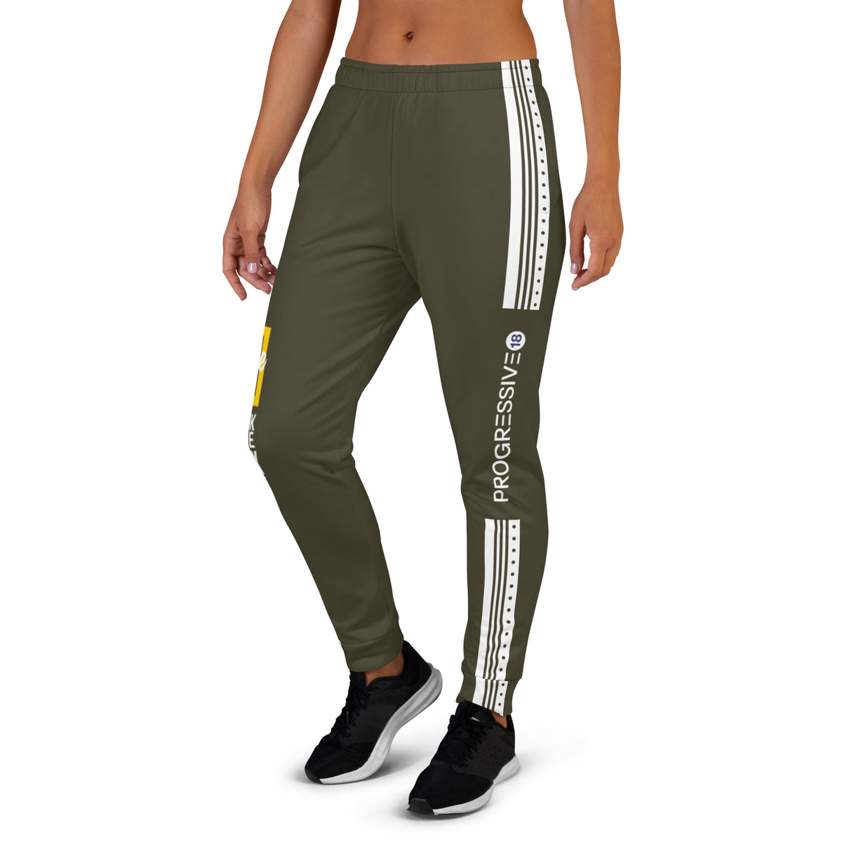 Women's Motivational Side Stripe Joggers