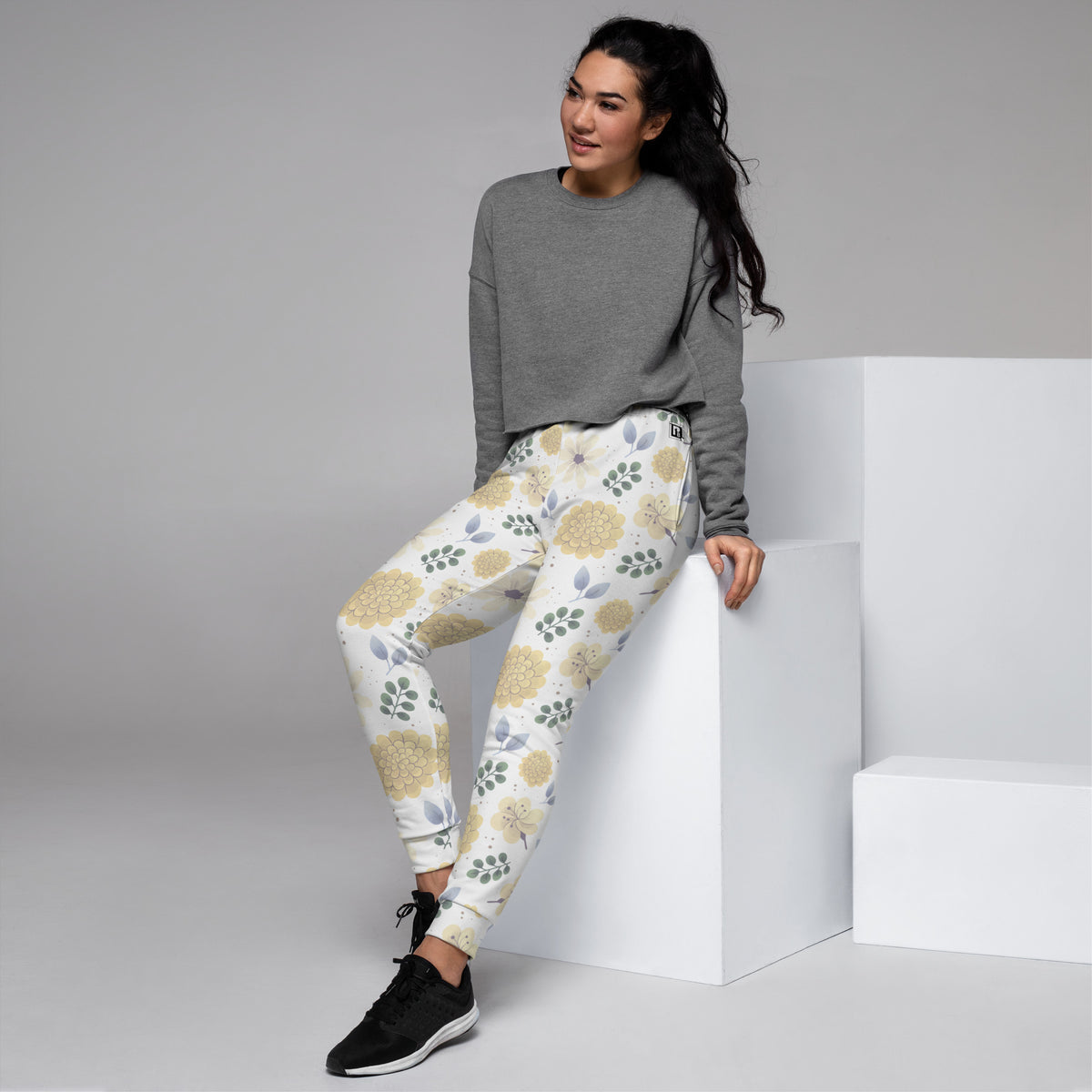 Women's Floral Print Jogger Pants