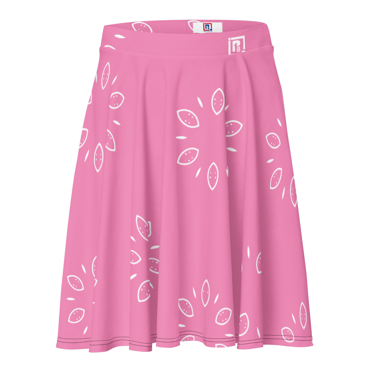 Women's Pink Floral Print Skirt
