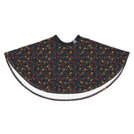 Women's Black Floral Print Skirt